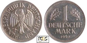 Allemagne - 1 mark 1950 J (Hambourg)
