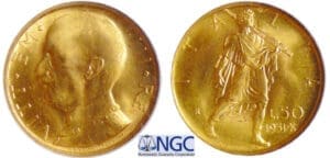 Italie - Vittorio Emanuele III (1900-1946) - 50 lire 1931 X (Rome)