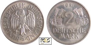 Allemagne - 2 mark 1951 D (Munich)