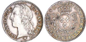 Louis XV (1715-1774) - 1/10 d'écu au bandeau - 1741 E (Tours)