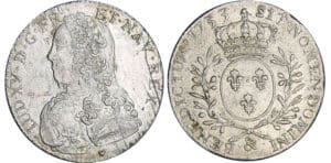 Louis XV (1715-1774) - ½ écu aux branches d’olivier - 1733 & (Aix)