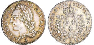 Louis XV (1715-1774) - 1/10 d'écu à la vieille tête - 1772 A (Paris)
