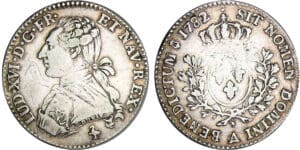Louis XVI (1774-1792) - 1/5 d'écu aux branches d’olivier - 1782 A (Paris) 1er sem. 82/81