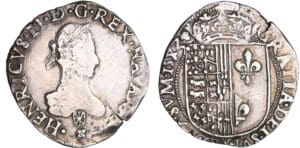 Navarre - Henri III de Navarre, II de Béarn - Franc 1583 (Saint-Palais)