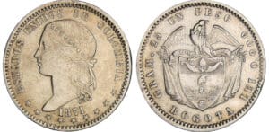 Colombie - Peso 1871 (Bogota)