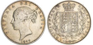 Grande-Bretagne - Victoria (1837-1901) - Halfcrown 1849
