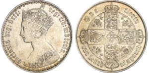 Grande-Bretagne - Victoria (1837-1901) - Florin 1860
