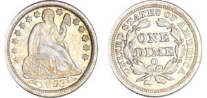 Etats-Unis - Dime 1853 O