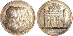 Autriche - Franz I (1745-1765) - Médaille Commémoration de l'arrivée du couple à Innsbruck 1765