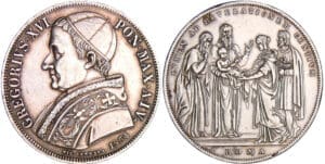 Italie - Vatican - Gregorio XVI (1831-1846) - Scudo 1834 IV (Rome)