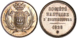 Jeton - Société Nantaise d'horticulture 1828