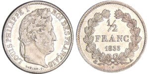 Louis-Philippe Ier (1830-1848) - 1/2 franc 1833 A (Paris)