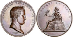 Napoléon 1er (1804-1814) - Médaille - La Banque de France 1809