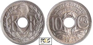 Troisième république (1871-1940) - 10 centimes Lindauer 1933