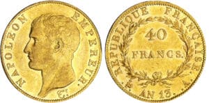 Napoléon 1er (1804-1814) - 40 francs An 13 A (Paris)