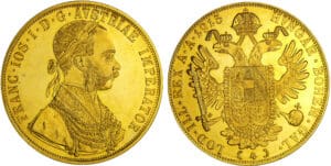 Autriche - Franz Joseph I (1848-1916) - 4 ducats 1915 (refrappe)