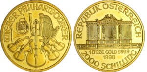 Autriche - 2000 schilling - one once - 1998
