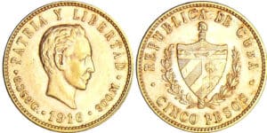 Cuba - 5 pesos 1916
