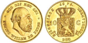 Pays-Bas - Willem III (1849-1890) - 10 gulden 1875