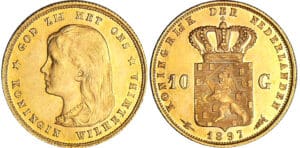 Pays-Bas - Wilhelmina (1890-1948) - 10 gulden 1897