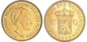 Pays-Bas - Wilhelmina (1890-1948) - 10 gulden 1925