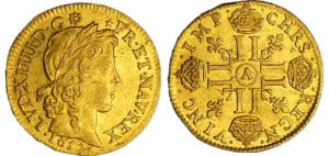 Louis XIV (1643-1715) - Louis d’or à la mèche longue - 1652 A (Paris)