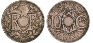 Troisième République (1871-1940) - 10 centimes Lindauer 1924 non percée