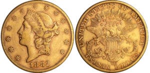 Etats-Unis - 20 dollars 1882 CC (Carlson-City)