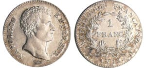 Napoléon 1er (1804-1814) - 1 franc An 13 K (Bordeaux)