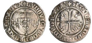 Louis XII (1498-1514) - Demi gros du roi - Lyon