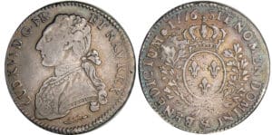 Louis XVI (1774-1792) - ½ écu aux branches d’olivier - 1776 & (Aix)