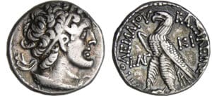 Royaume Lagide - Ptolémée VI Philométor (180-145 av. J.-C) - Tétradrachme (Année ΛГ = 148 av. J.-C., Kition)