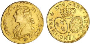 Louis XVI (1774-1792) - Louis d’or au buste habillé - 1776 L (Bayonne)