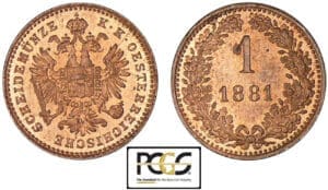 Autriche - 1 kreuzer 1881