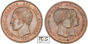 Belgique - 10 centimes 1853