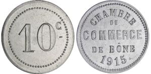 Algérie - Chambre du commerce de Bône - 10 centimes 1915