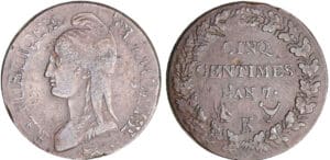 Directoire (1795-1799) - 5 centimes Dupré - grand module - An 7 K (Bordeaux)