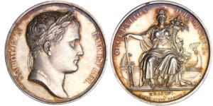 Napoléon 1er - Médaille en argent - Occupation d'Hambourg 1806