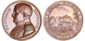 Napoléon 1er - Médaille - Mémoire de Sainte Hélène 1840