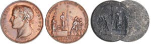 Napoléon 1er - Médaille - Distribution des aigles An XIII (1804) + matrice en étain du revers