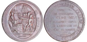 Constitution (1791-1792) - Monneron de 5 sols - 1791 AN III - date en chiffres romains