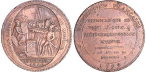 Constitution (1791-1792) - Monneron de 5 sols - 1792 - AN IV