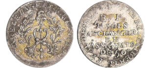 Constitution (1791-1792) - 5 sols de Lefèvre Lesage et Cie - 1792 / AN 4