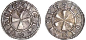 Auvergne - Evêché du Puy - Denier (XIIème siècle)