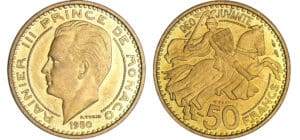 Monaco - Rainier III (1949-2005) - 50 francs 1950 essai