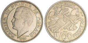 Monaco - Rainier III (1949-2005) - 100 francs 1950 essai