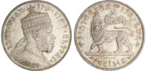 Ethiopie - 1/2 birr RR 1889 (1897)