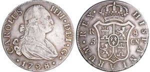 Espagne - Carlos IV (1788-1808) - 8 reales 1798 CN