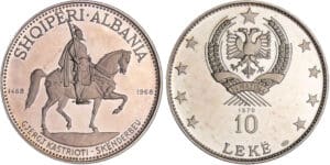 Albanie - 10 leke 1968