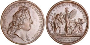 Algérie - Louis XIV (1643-1715) - Médaille - Bombardement d'Alger 1683